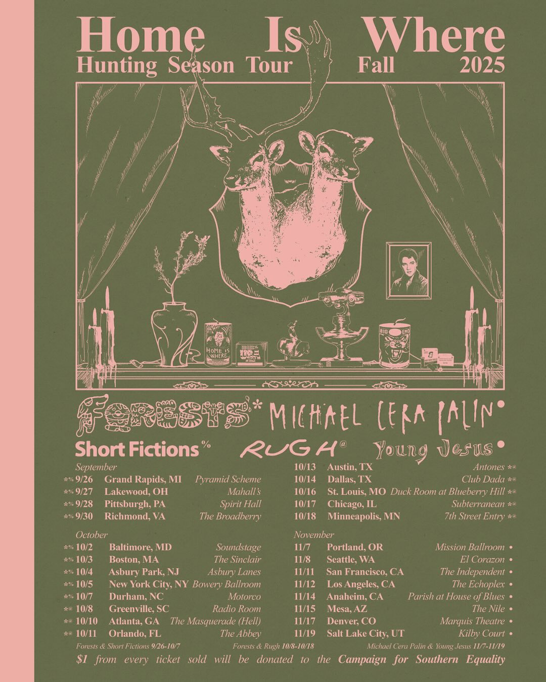 Forests Hunting Season Tour Poster 2025